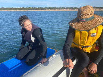 60 Minute Tow Foil Lesson Behind Boat With Local Instructor in Torquay