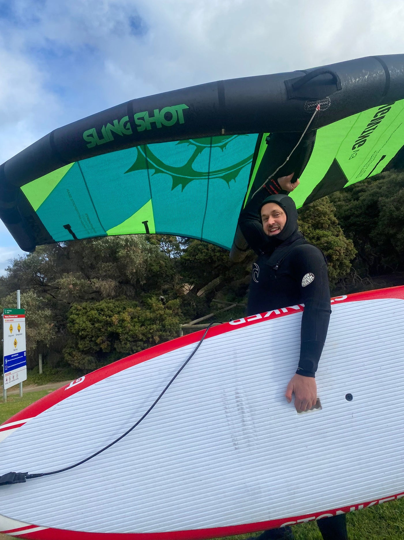 Wing Sup Lessons On The Surf Coast In Victoria