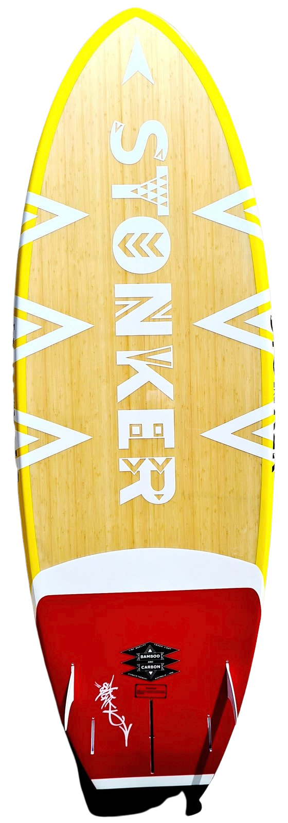 Stonker 8'6" x 32" 127L Bamboo Carbon SUP