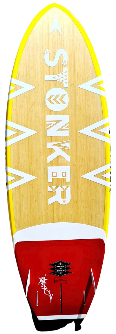 Stonker 8'6" x 32" 127L Bamboo Carbon SUP