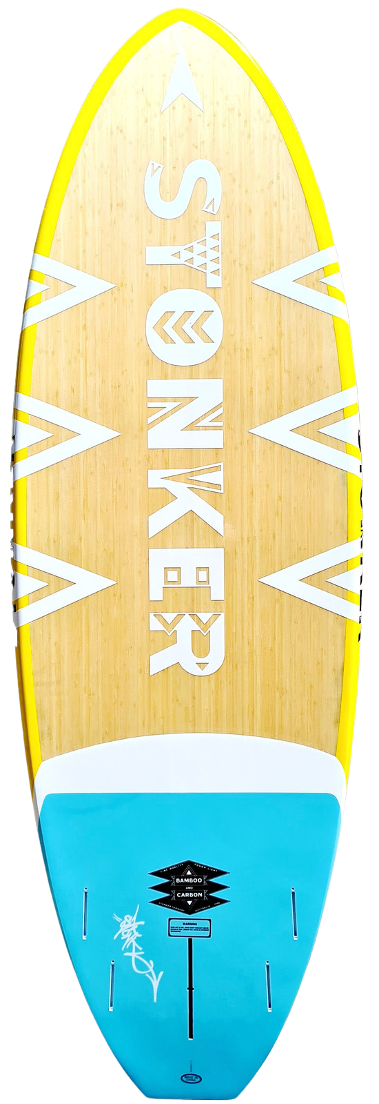Stonker 8’8” x 30” 129L Bamboo Carbon SUP