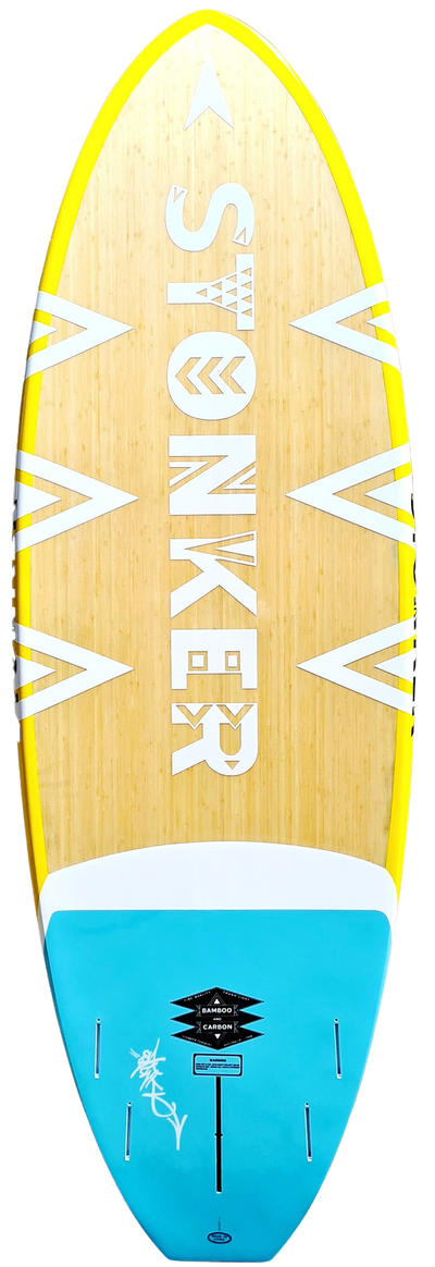 Stonker 8'6" x 32" 127L Bamboo Carbon SUP