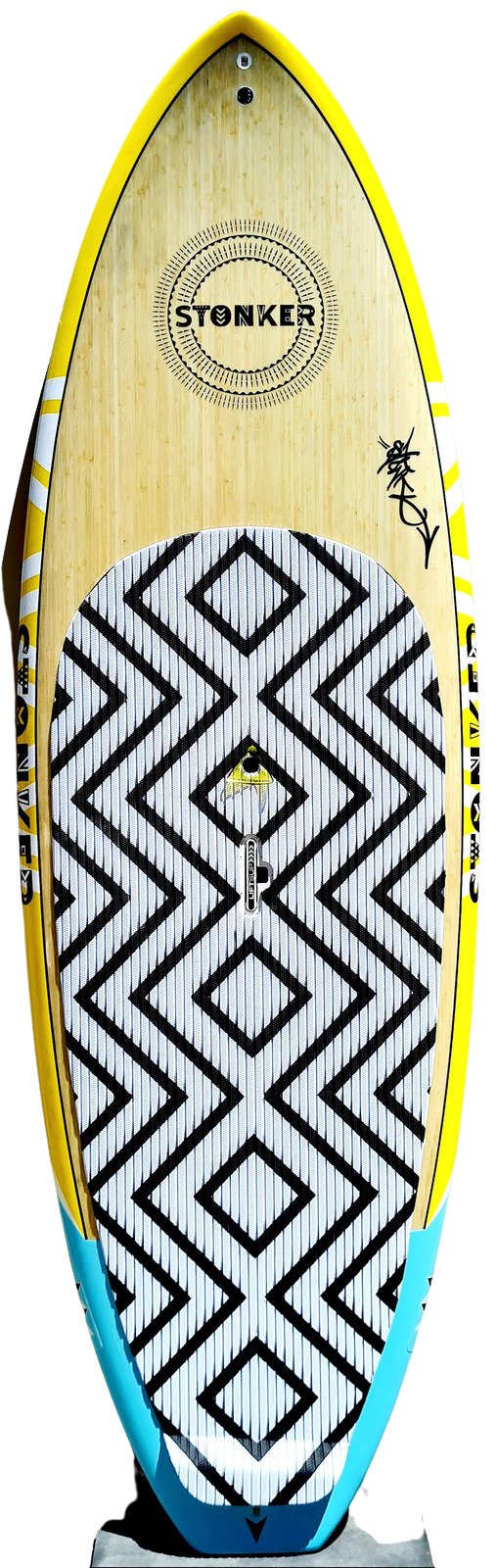 Stonker 8'6" x 32" 127L Bamboo Carbon SUP