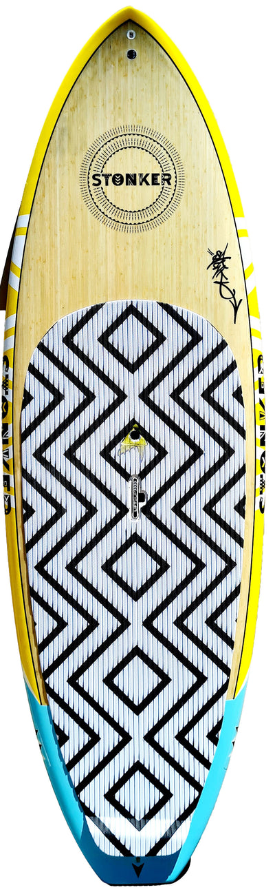 Stonker 8’8” x 30” 129L Bamboo Carbon SUP