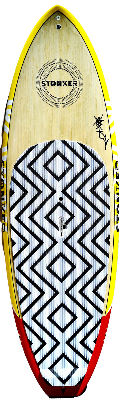 Stonker 8'5" x 30" 115L Bamboo Carbon SUP