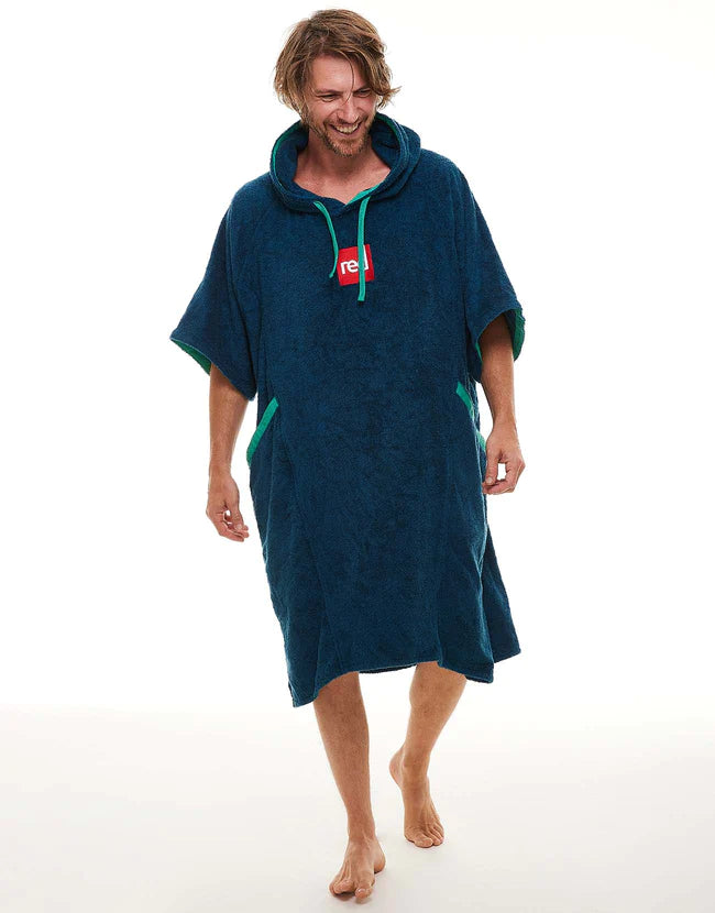 Men's Red Paddle Co Towelling Change Robe - Navy